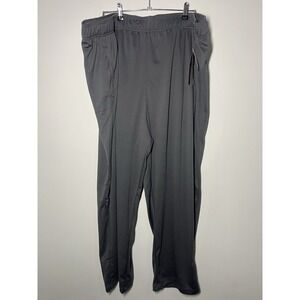 Men's Big and Tall NWT Reebok Gray Jogger Sweatpants Size 3XL W/Zipper Pocket